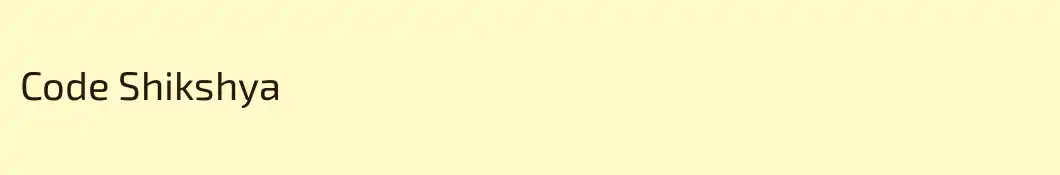 Code Shikshya